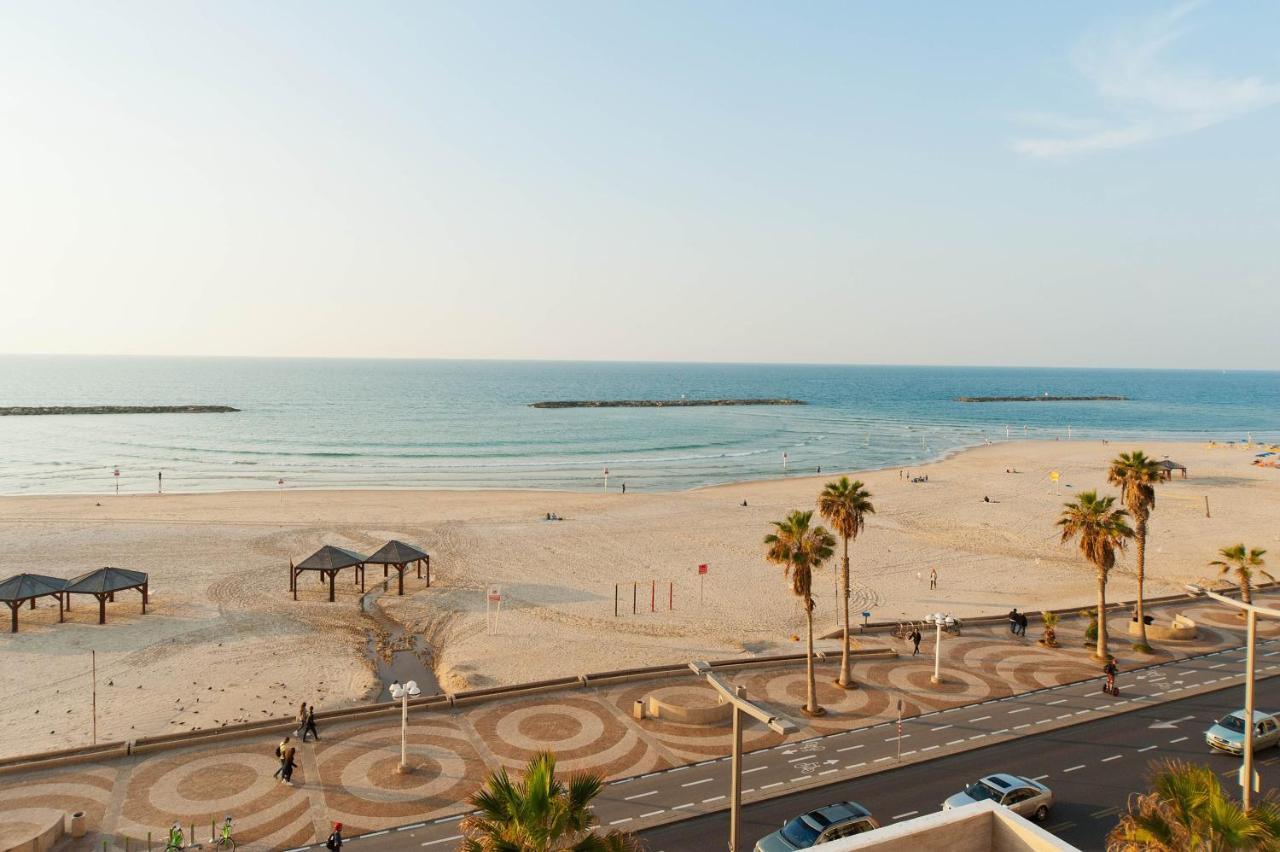 Chic 3Br Apt W Sauna & Parking On The Beach By Sea N' Rent Tel-Aviv Extérieur photo